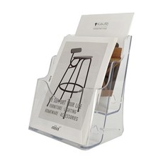 A5型錄架 4p, 透明, 2層