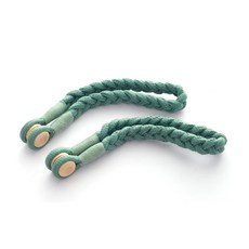 Rubycoco 簡約綁帶磁吸窗簾束帶, 湖藍色, 2個