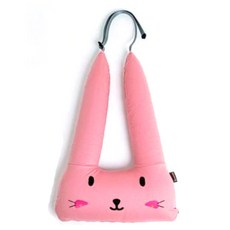 造型娃娃兒童記憶海綿安全帶, 兔子款, 1入