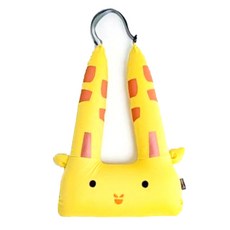 造型娃娃兒童記憶海綿安全帶, 長頸鹿款, 1入