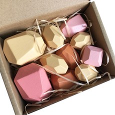 차이나다 젠가 우드 스톤 10p, 혼합색상, 1개