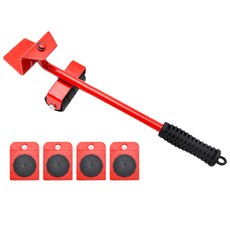 自助傢俱移動抬升搬運器, 紅色, 1套