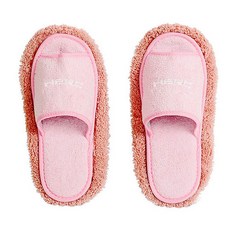 Leehansun LivingScience 超細纖維防塵拖把拖鞋粉色, 1套, 粉色