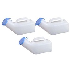 男用尿壺 2000ml, 白色的, 3個