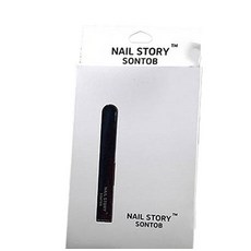 Story玻璃美甲拋光片美甲銼刀 2入, 金子, 1個