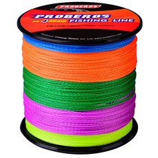 五色4股編織釣魚線 500m LS142-3, 混合色
