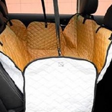 車內寵物吊床 米色 豪華型, 單色, 1個