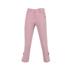 Miwoo Golf Ferrous 女士高爾夫豎條紋緞帶開叉褲 APYE8205M1