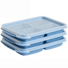 EASY&FREE 丹蔻 艾斯速 製冰盒 4格, 深藍色