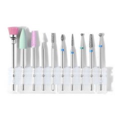 指甲護理研磨鑽頭組, 混色, 1套