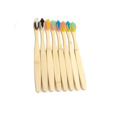 디에닐 제로웨이스트 투톤 나무 칫솔 랜덤발송, 8개, 1개입