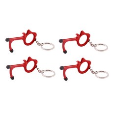 多用途手指零接觸棒 紅色, 4個