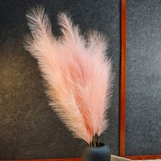 Brillihom人造花室內裝飾蘆葦 110cm, 粉色的, 1個
