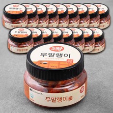 식자재왕 무말랭이무침 18ea, 6.3kg, 1개