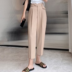 PAPERMENTS 女款打摺9分休閒褲