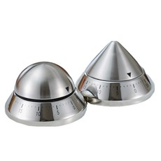 Selection 廚房不鏽鋼鬧鈴計時器 2件組, 三角形, 圓形, 1套