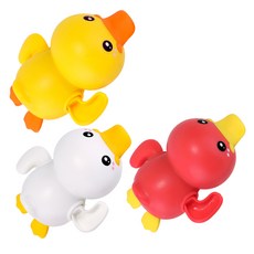 happyplay 游泳拍翅小鴨 3件組, 紅色 + 黃色 + 白色