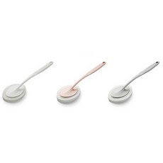 클린온 긴 손잡이 원형 다용도 브러쉬 수세미 3종 세트, 1세트