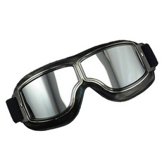 Naya Style滑雪護目鏡 QN-89-3, 黑色（框架），銀色（膠片）