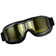 Naya Style滑雪護目鏡 QN-89-2, 黑色（框架）、黃色（膠片）