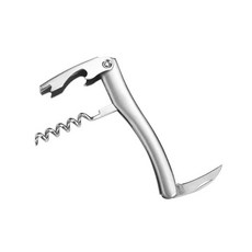 포포 프리미엄 커브드 호텔 와인오프너, 실버, 1개