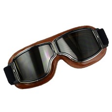 Naya Style滑雪護目鏡 QN-89-14, 棕色（框架），黑色（膠片）