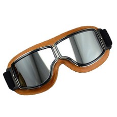 Naya Style滑雪護目鏡 QN-89-17, 橙色（框架），銀色（膠片）