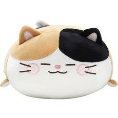 MOCHI TOWN 辦公桌午睡枕頭靠墊, 黑色的