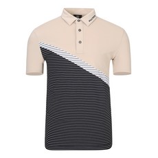 PGA TOUR 男士條紋彩色短袖T恤 L212TS123P