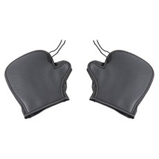 Poma 機車手把防曬罩 左+右套組, 1套, 黑色