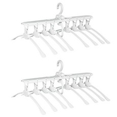 Cool Spot 360度多功能衣架, 白色, 2個