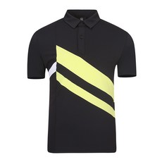 PGA TOUR 男士上衣鞦韆拼色T恤 L212TS129P