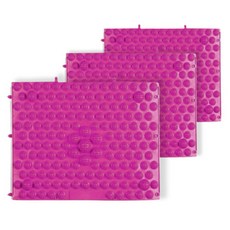 Vizesco 腳底健康按摩指壓墊 VIV-B2, 紫色, 3個