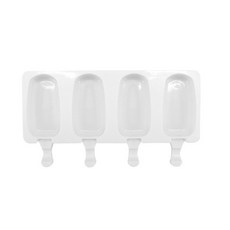 4格矽膠冰棒造型模具, 單色, 1個