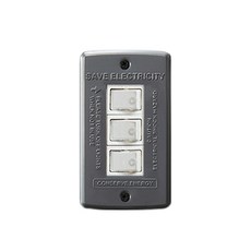 Paint Inpo工業風復古開關插座蓋 AWS 3孔 灰色, 1個