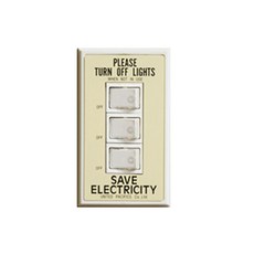 Paint Inpo工業風復古開關插座蓋 P.F.S. 3孔 檸檬黃, 1個