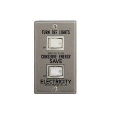 Paint Inpo工業風復古開關插座蓋 P.F.S. Alumi 2孔 黑色, 1個