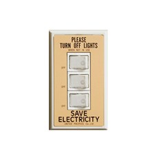 Paint Inpo工業風復古開關插座蓋 P.F.S. 3孔 橘色, 1個