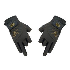 GBmild New Grit 三指手套 GB-F1001, 黑色, 1個