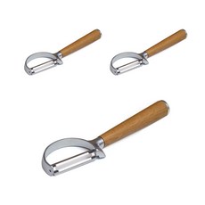 Potegar 木質P型現代簡約削皮器, 混合顏色, 3個