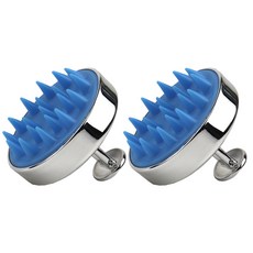 頭皮按摩器 C0038, 藍色, 2個