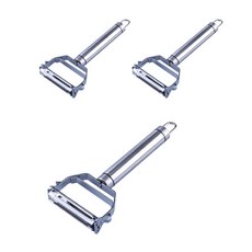 Potegar 雙面不鏽鋼去蒂削皮器, 單一顏色, 3個