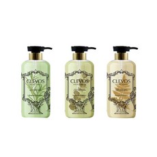 CLEVOS 洗髮精 迷迭香 530ml+桉樹 530ml+麗莎蕨 530ml組, 1組, 530ml