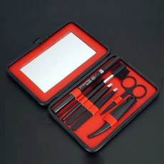 JD EYEBROW 男士修眉工具 7 件套, 混色, 1套