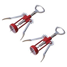 軟木塞開瓶器, 2個, 紅色