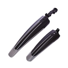 自行車輪子擋泥板泥土擋板 2件組, 灰色, 1套