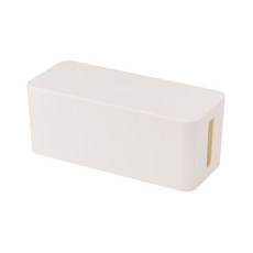 電源線收納盒 白色 L號, 1個