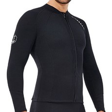 男款潛水上衣, 黑色