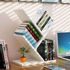 피티즘 원목 미니 수납 3층 책장 책꽂이, 화이트