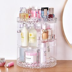 旋轉式化妝品收納盒, 1個